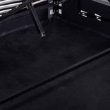 Ex Display - Betsy Fabric Queen Sized Bed Frame - Charcoal Grey with Storage Queen Bed YoBed-Core   