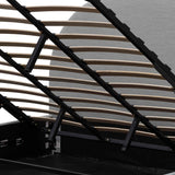 Ex Display - Antonia Fabric King Bed - Pearl Grey with Storage King Bed YoBed-Core