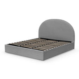 Ex Display - Antonia Fabric King Bed - Pearl Grey with Storage King Bed YoBed-Core