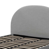 Ex Display - Antonia Fabric King Bed - Pearl Grey with Storage King Bed YoBed-Core