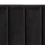 Hillsdale Queen Wide Base Bed Frame - Black Velvet Bed Frame Ming-Core   