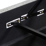 Antonia Single Bed Frame - Cloudy Pepper Boucle with Storage Single Bed YoBed-Core   