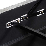 Antonia Single Bed Frame - Cloudy Pepper Boucle with Storage Single Bed YoBed-Core   