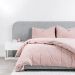 Greta King Sized Bed Frame - Dusty Pepper Boucle with Storage Bed Frame Ming-Core   