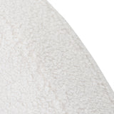 Harrell Single Bed Frame - Beige White Fleece - Last One Single Bed YoBed-Core