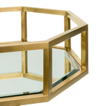 Reggie Bar Cart - Mirror and Gold Base Bar Cart K Steel-Core   