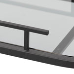 Luigi Glass Bar Cart - Black Bar Cart K Steel-Core   