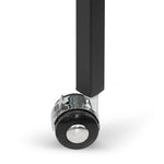 Luigi Glass Bar Cart - Black Bar Cart K Steel-Core   