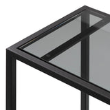 Luigi Glass Bar Cart - Black Bar Cart K Steel-Core   