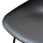 Ex Display - Allen 65cm Bar Stool - Full Black Bar Stool Swady-Core
