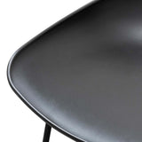 Ex Display - Allen 65cm Bar Stool - Full Black Bar Stool Swady-Core