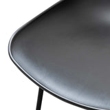 Ex Display - Allen 65cm Bar Stool - Full Black Bar Stool Swady-Core