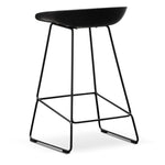 Ex Display - Allen 65cm Bar Stool - Full Black Bar Stool Swady-Core