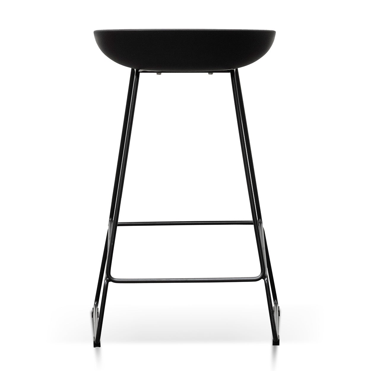 Ex Display - Allen 65cm Bar Stool - Full Black Bar Stool Swady-Core