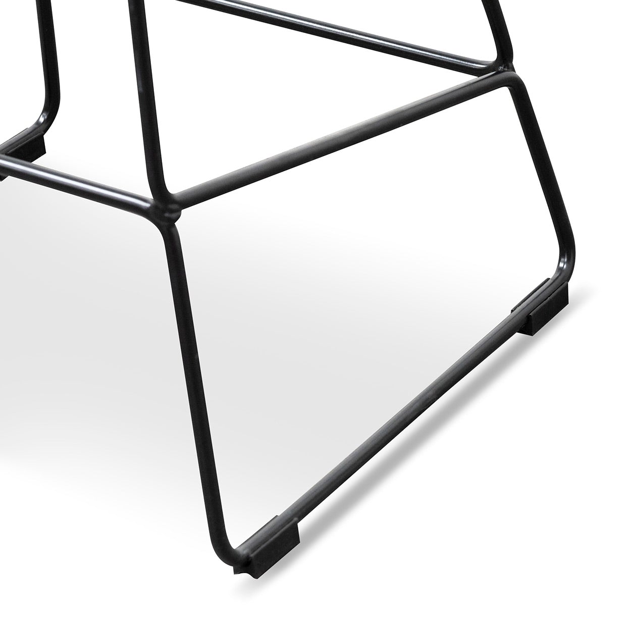 Ex Display - Allen 65cm Bar Stool - Full Black Bar Stool Swady-Core