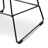 Ex Display - Allen 65cm Bar Stool - Full Black Bar Stool Swady-Core