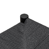 Erika Oak Low Stool - Black Low Stool Oakwood-Core   