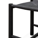 Erika Oak Low Stool - Black Low Stool Oakwood-Core   