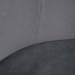 Perkins 65cm Bar Stool - Grey Velvet in Black Legs BS6678-ST