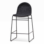 Kelton 65cm Barstool - Full Black Bar Stool New Home-Core   