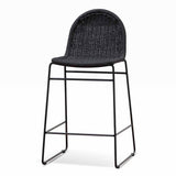 Kelton 65cm Barstool - Full Black Bar Stool New Home-Core   