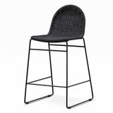 Kelton 65cm Barstool - Full Black Bar Stool New Home-Core   