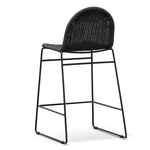 Kelton 65cm Barstool - Full Black Bar Stool New Home-Core   
