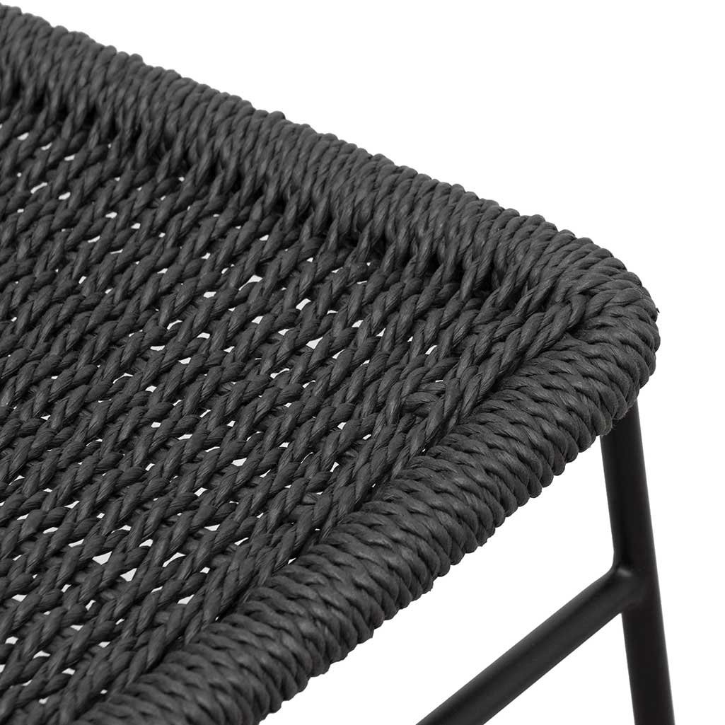 Kelton 65cm Barstool - Full Black Bar Stool New Home-Core   