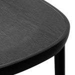 Ex Display - Josue 75cm Wooden Bar Stool - Full Black Bar Stool Swady-Core   