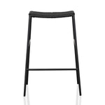 Set of 2 - Carrillo 65cm Rattan Barstool - Full Black Bar Stool New Home-Core   