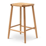 Crawford 65cm Rattan Bar Stool - Natural Bar Stool Oakwood-Core   