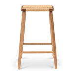 Crawford 65cm Rattan Bar Stool - Natural Bar Stool Oakwood-Core   