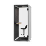 Silent Phone Booth Small White by Humble Office Silent Booth Sndbox-Core   