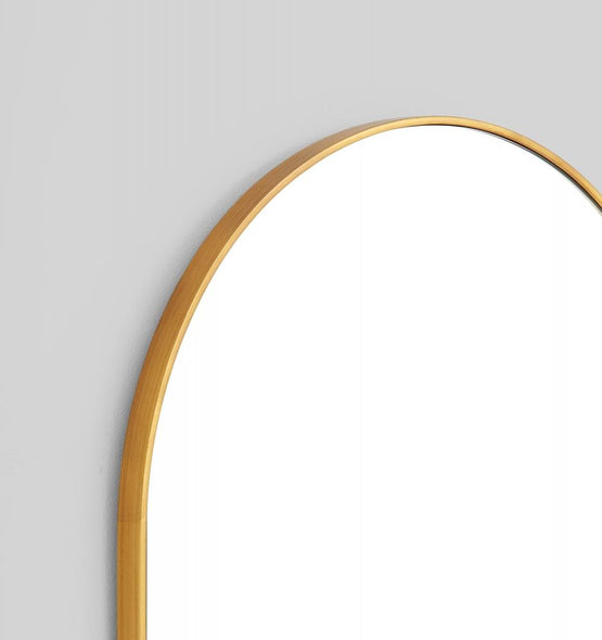 Bjorn 85cm Arch Mirror - Brass Mirror Warran-Local   