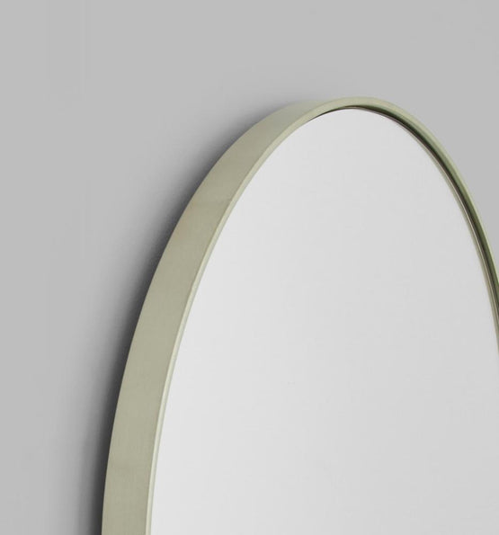 Bjorn Oval Mirror - Silver AC5704-WA