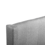 Betsy Fabric Queen Bed Frame - Pearl Grey with Storage Queen Bed YoBed-Core   