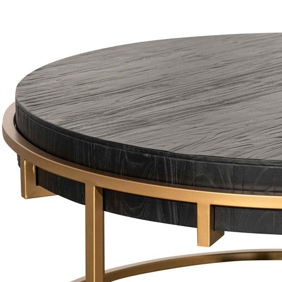 Shelley 100cm Round Coffee Table - Golden Coffee Table Nicki-Core   