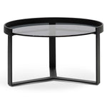 Marcel 70cm Glass Round Coffee Table - Medium CF387-M