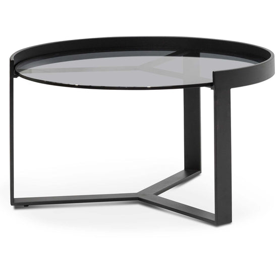 Marcel 70cm Glass Round Coffee Table - Medium CF387-M