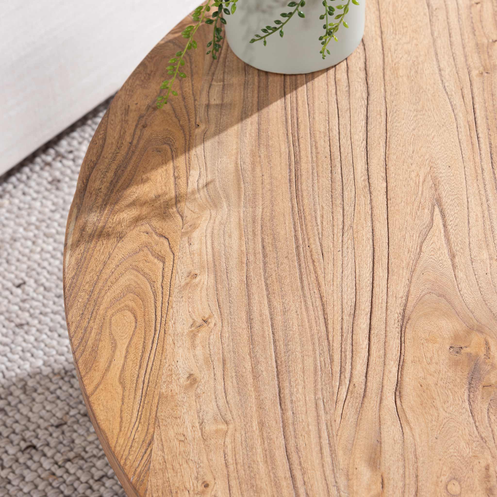 Arthur Reclaimed 100cm Round Coffee Table Coffee Table Reclaimed-Core   