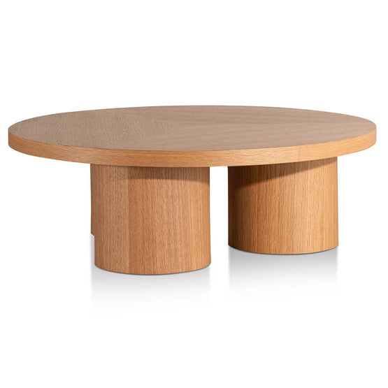 Damian 100cm Wooden Round Coffee Table - Natural CF6418-CN