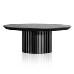 Marty 90cm Wooden Round Coffee Table - Black Coffee Table Century-Core   