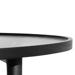 Ex Display - Brenda 1.1m Wooden Round Coffee Table - Black Coffee Table Century-Core