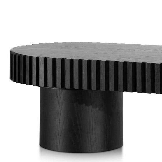 Ex Display - Quintin 1.4m Wooden Coffee Table - Black Coffee Table Century-Core   