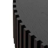 Alfaro Oak Round Coffee Table - Black Coffee Table Century-Core   
