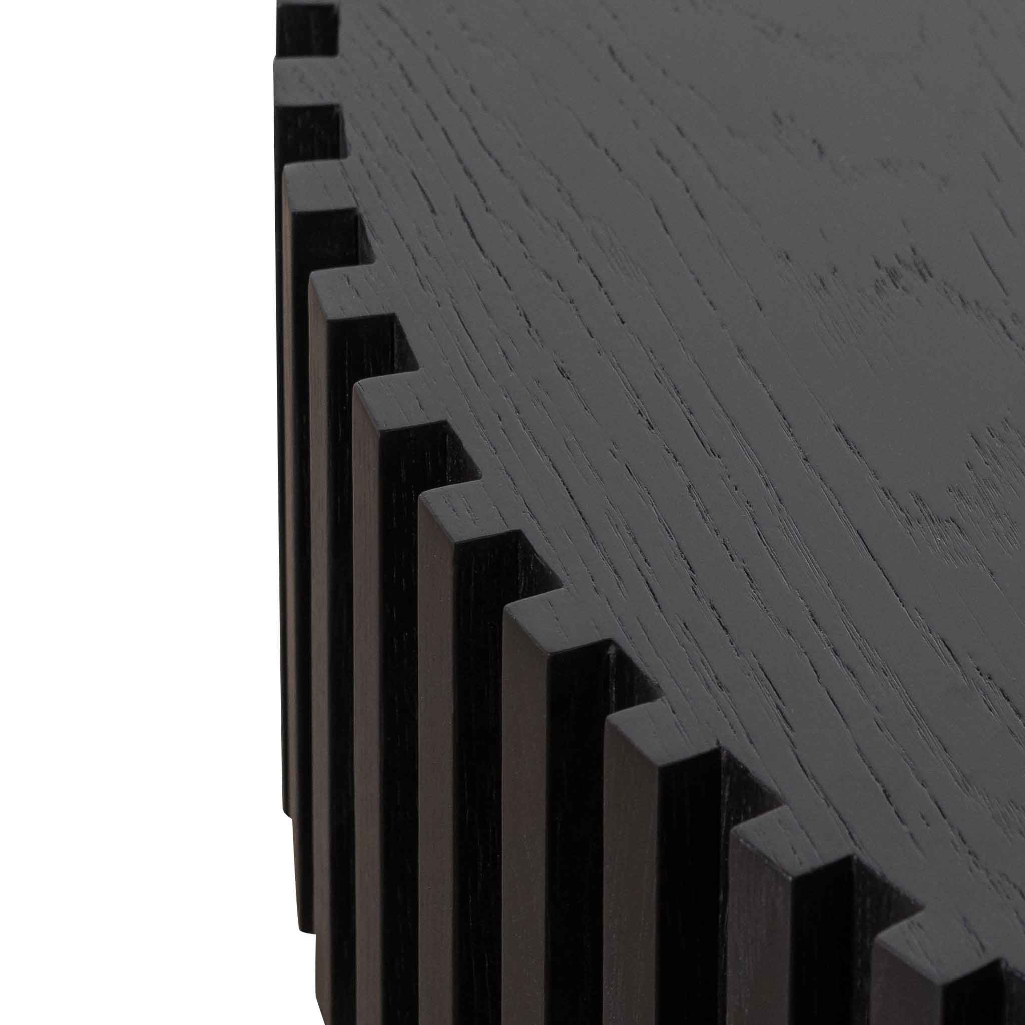 Alfaro Oak Round Coffee Table - Black Coffee Table Century-Core   