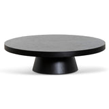 Erna 1.1m Round Coffee Table - Black Oak Coffee Table Century-Core   