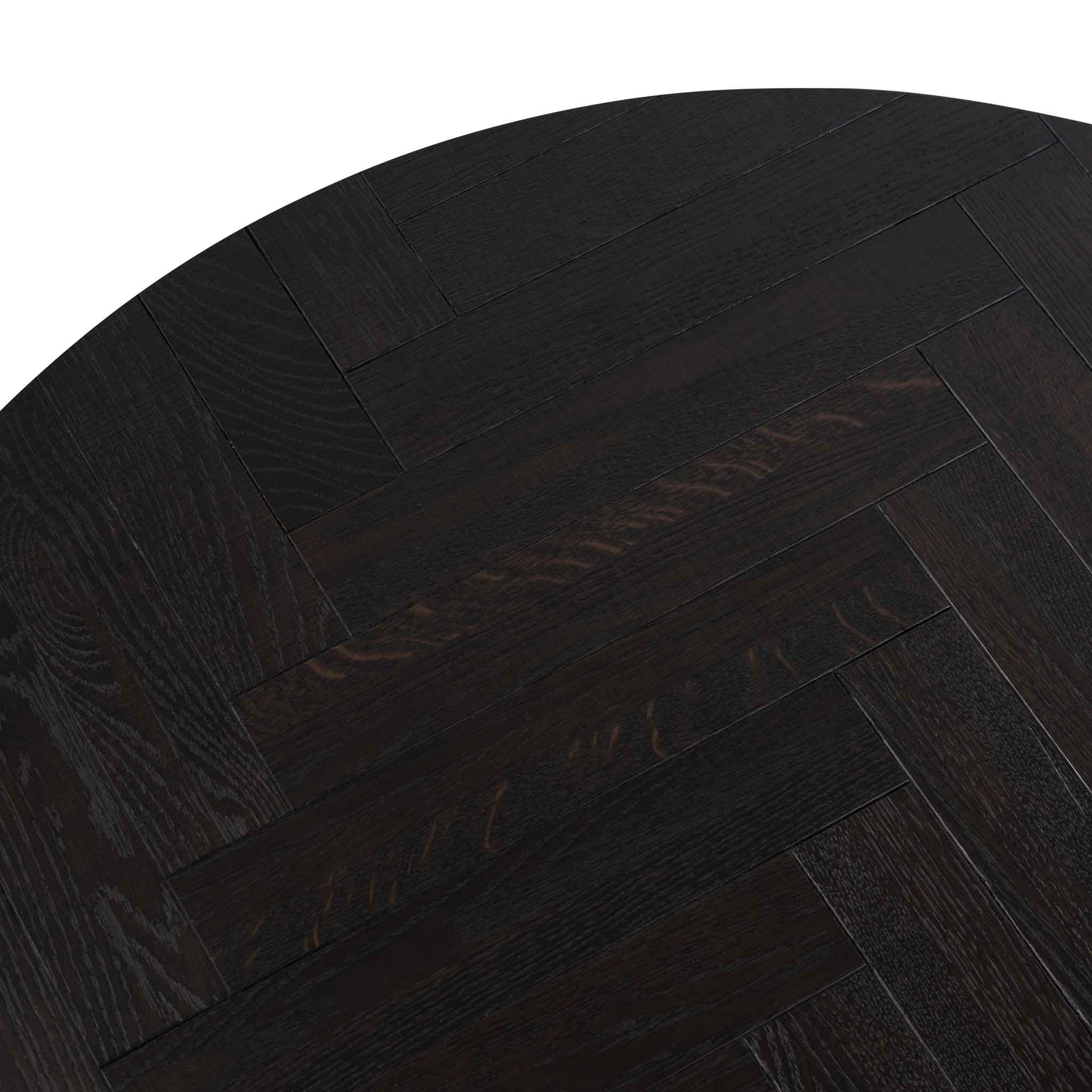 Wilma Round Coffee Table - Peppercorn and Brass Coffee Table VN-Core   