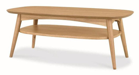 Johansen Scandinavian 109cm Oak Rectangle Coffee Table - Natural Coffee Table VN-Core   
