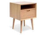 Asta SQ Wooden Bedside Table Bedside Table VN-Core   